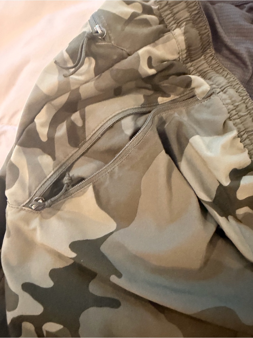 Patagonia Men's Camo Athletic Shorts - Olive & Khaki - Picture 4 of 5